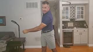 How the arms work with the spine in the golf swing