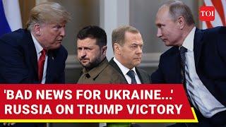 Russia's First Reaction To Trump Victory; Putin Aide Says 'Bad News For Ukraine...' | Watch