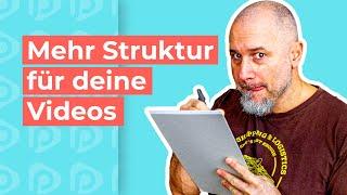 Video Skript  - Struktur und Aufbau für YouTube