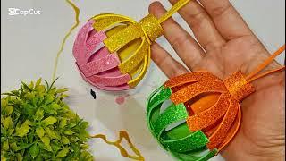  How to Make Christmas Balls ||  Diy Christmas Craft ideas||  Christmas decoration ideas||