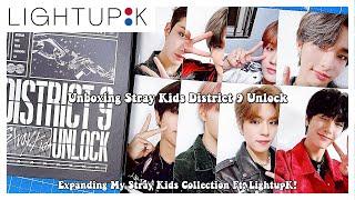 Expanding My Stray Kids Collection Ft. LightupK  Unboxing District9 Unlock DVD