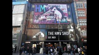 HMV NEW STORE in Oxford Street 2023.