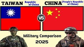 Taiwan vs China Military Power Comparison 2025 | China vs Taiwan military power 2025 | China Taiwan