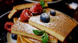 Finnish lazy pancake. National Finnish dish