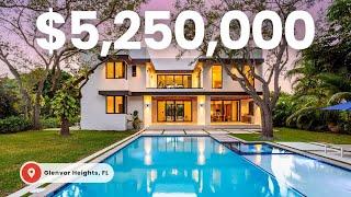 Is this the MOST STUNNING HOME that $5.25 Million can get you in Miami?! | Modern Brand New Estate