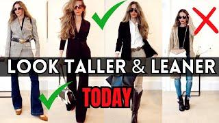 How To LOOK TALLER And LEANER Once And For All | Fashion Tips 2025