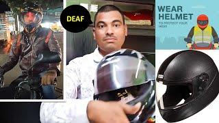 Helmet innovation to enhance driver safety for the deaf