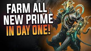 THE FASTEST WAY TO FARM ALL NEW PRIME WARFRAME & WEAPONS | LAVOS PRIME ACCESS