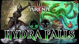 HYDRA LAND CRUSH | MTG Arena - Golgari Hydra Counters Landfall Stompy AETHERDRIFT Standard Deck