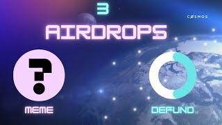 3 New Airdrops - Cosmos - Ecosystem - Crypto - Secret - juno