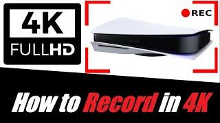 How to Record in 4k on PS5 (No Capture Card!)