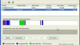 How to Defragment Your Hard Drive - Windows XP