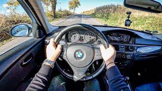 2007 BMW 325i E90 [2.5L 218HP R6] | POV Test Drive #948 Joe Black