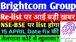 Big news on BCG share news Re-list? | BCG share latest news | Brightcom Group share latest news