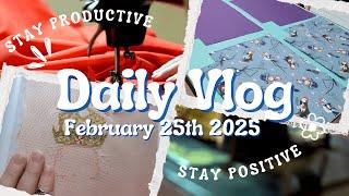  Darvanalee Designs Studio Daily Craft Vlog | When Nothing Goes to Plan! (Feb 25, 2025)