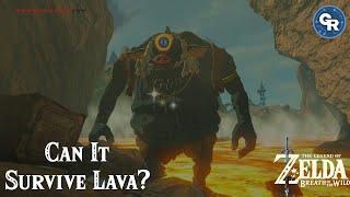 What Happens If... A Hinox Falls in Lava in Zelda Breath of the Wild?