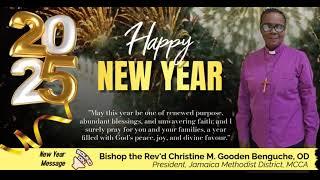 New Year (2025) Message from District President  - Bishop the Rev'd Christine Gooden Benguche