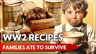 GENIUS Food Recipes in WW2 Americans Ate to SURVIVE