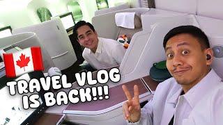 The Adventure of Flying Back Home to Canada  | Vlog #1758