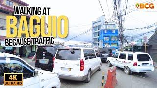 Walking at Baguio City because... traffic