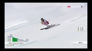 Lara GUT-BEHRAMI - CRASH - Super G - St. Moritz 2021