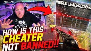 HOW IS THIS CHEATER NOT BANNED! HE'S 69TH IN THE WORLD RANKINGS!! WARZONE