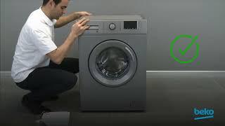 How to install a washing machine by Beko