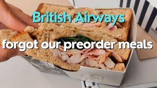 British Airways preorder meals / November 2024