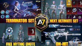 Next Ultimate Set | Terminator Set | Qbz OnHit Upgrade | Free Mythic Emote | Lethal Adaptability