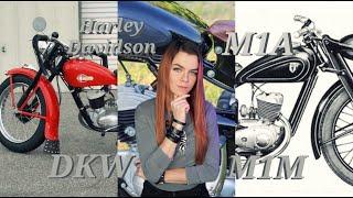 Первый послевоенный мотоцикл М1А М1М DKW Harley-Davidson / Джена Пон