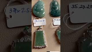 Jadeite Jade A tự nhiên không xử lý, nhiều cấp chất #shorts #short #trangsucphongthuy #claritasgems