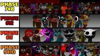 Phase 7 VS Phase 8 VS Phase 9-12 in Incredibox Sprunki Mix + NEW SPRUNKI