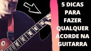 Harmonia musical para Produtores - 5 dicas para fazer QUALQUER ACORDE na Guitarra ou Violão !