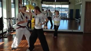 Master Patrick Bast demonstrates Bunkai for the 14 basics