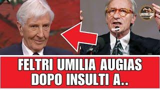 Feltri Umilia Augias: Risposta Implacabile Dopo le Parolacce Contro Berlusconi!