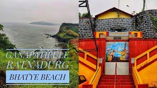 GANAPTIPULE |BHATYE BEACH | RATNADURG FORT | RATNAGIRI VLOG - PART 3