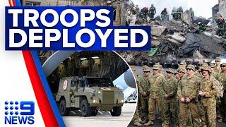 ADF troops head to UK for training to help Ukraine | 9 News Australia