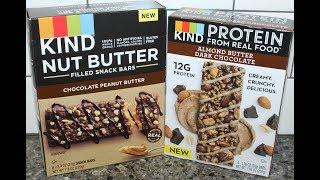 KIND Nut Butter Chocolate Peanut Butter Bars & Almond Butter Dark Chocolate Protein Bars Review