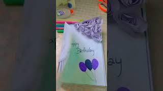 birthday card # idea #craft #mishi art and art