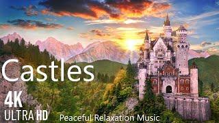 Castles 4K Medieval  - Drone Video - Peaceful Relaxation Music