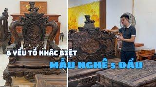 6 Yếu Tố Khác Biệt Mâu Nghê 5 Đầu Bên Quân Nga Và Hàng Rẻ Tiền Ngoài Thị Trường  - Đồ Gỗ Quân Nga