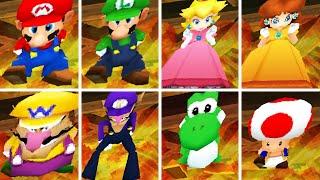 Mario Party DS - All Losing Animations