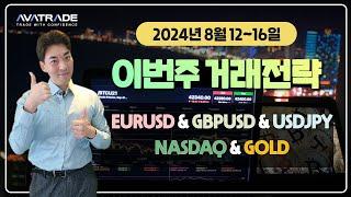 FX마진거래 외환거래 메타트레이더 2024년 8월 12일 주간 AvaTrade 의 추천 거래전략!