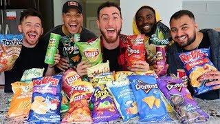 TASTE TESTING EVERY CHIPS EVER MADE (INSANE CHIP CHALLENGE)
