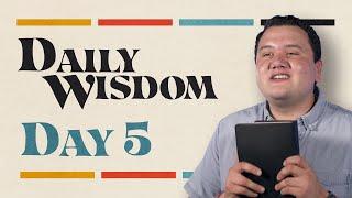 Daily Wisdom: Proverbs 5