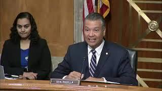 Sen. Alex Padilla | Nomination Hearing: Robert Santos (Census) & Ed Gonzalez (ICE) | EPW Committee