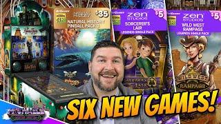 AtGames Legends Pinball 4K Natural History 3, Sorcerers Lair & Wild West Rampage First Impressions!