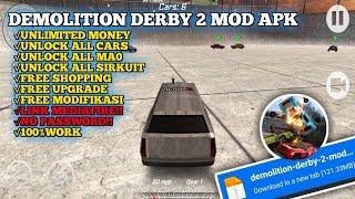 Download demolition Derby 2 mod apk terbaru 2023 V1.7.07 Unlimited money|| Terbaru