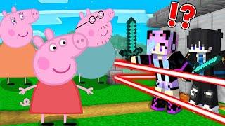 PEPPA PIG vs Security House in Minecraft !