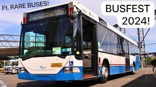 BUSFEST 2024 - Rare CDC Buses, TSA and Custom Coaches Citaro! | Bus Vlog #47